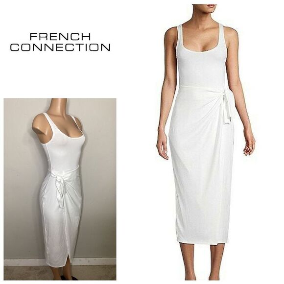 New. French Connection Side-Tie Dress. Size 4 - Picture 1 of 11